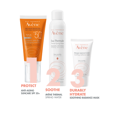 Avène Sun Care Anti-aging Känslig Hud SPF50 Solskyddsmedel Ansiktskräm 50ml