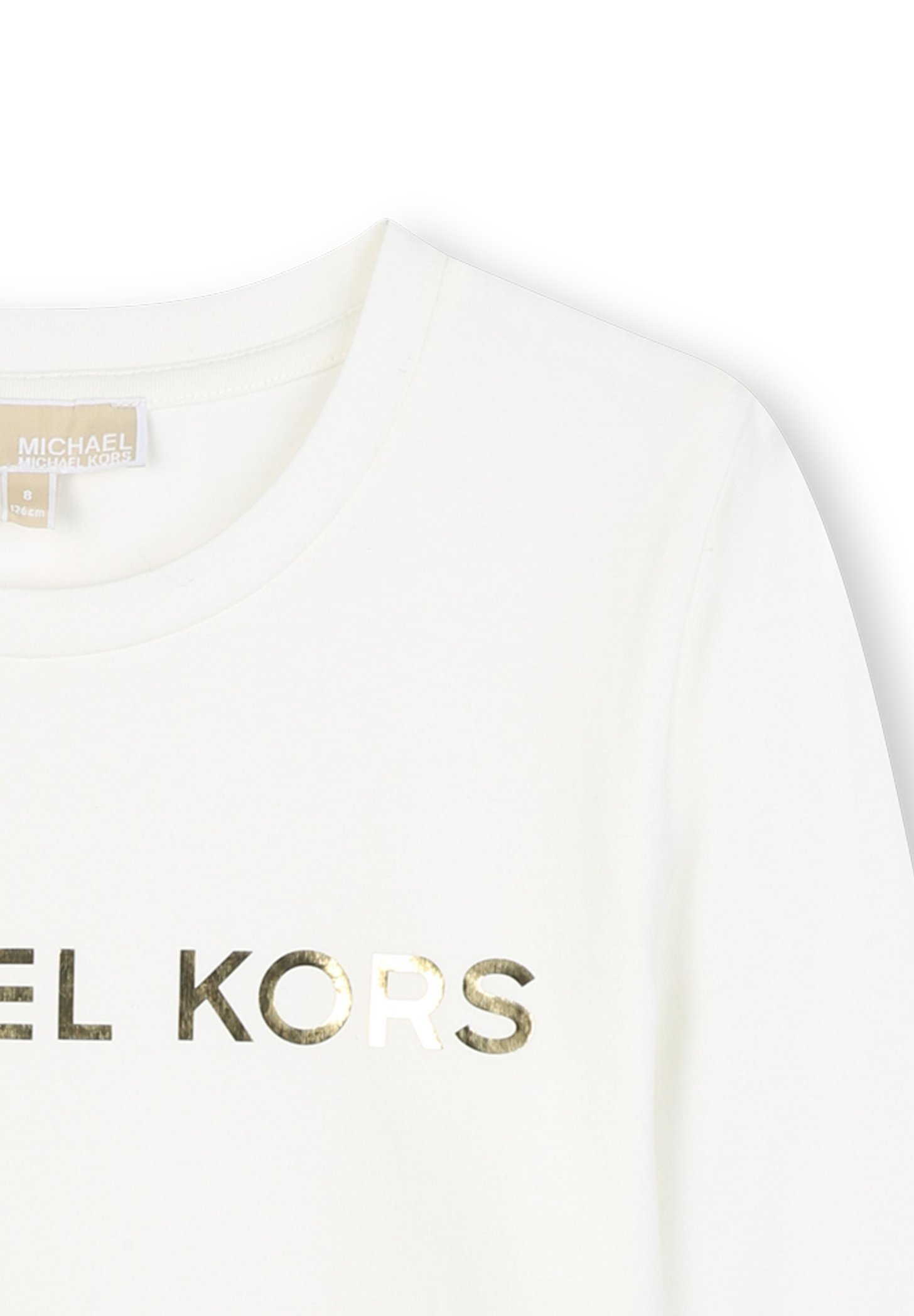 Michael Kors Kindertop met lange mouwen - gebroken wit