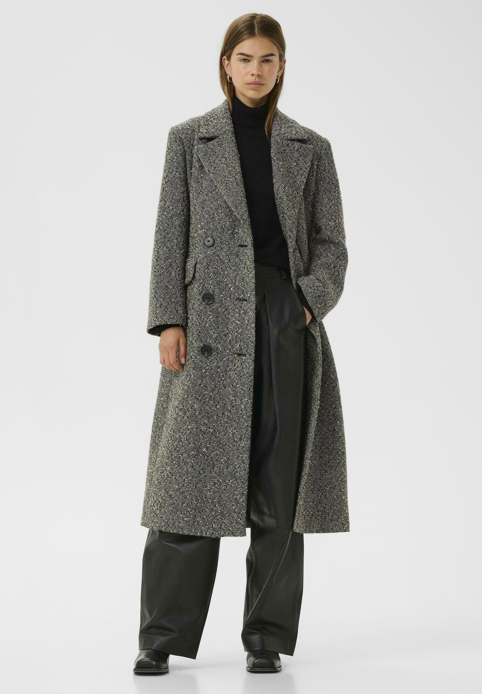 Klasični plašč InWear - črno/bel