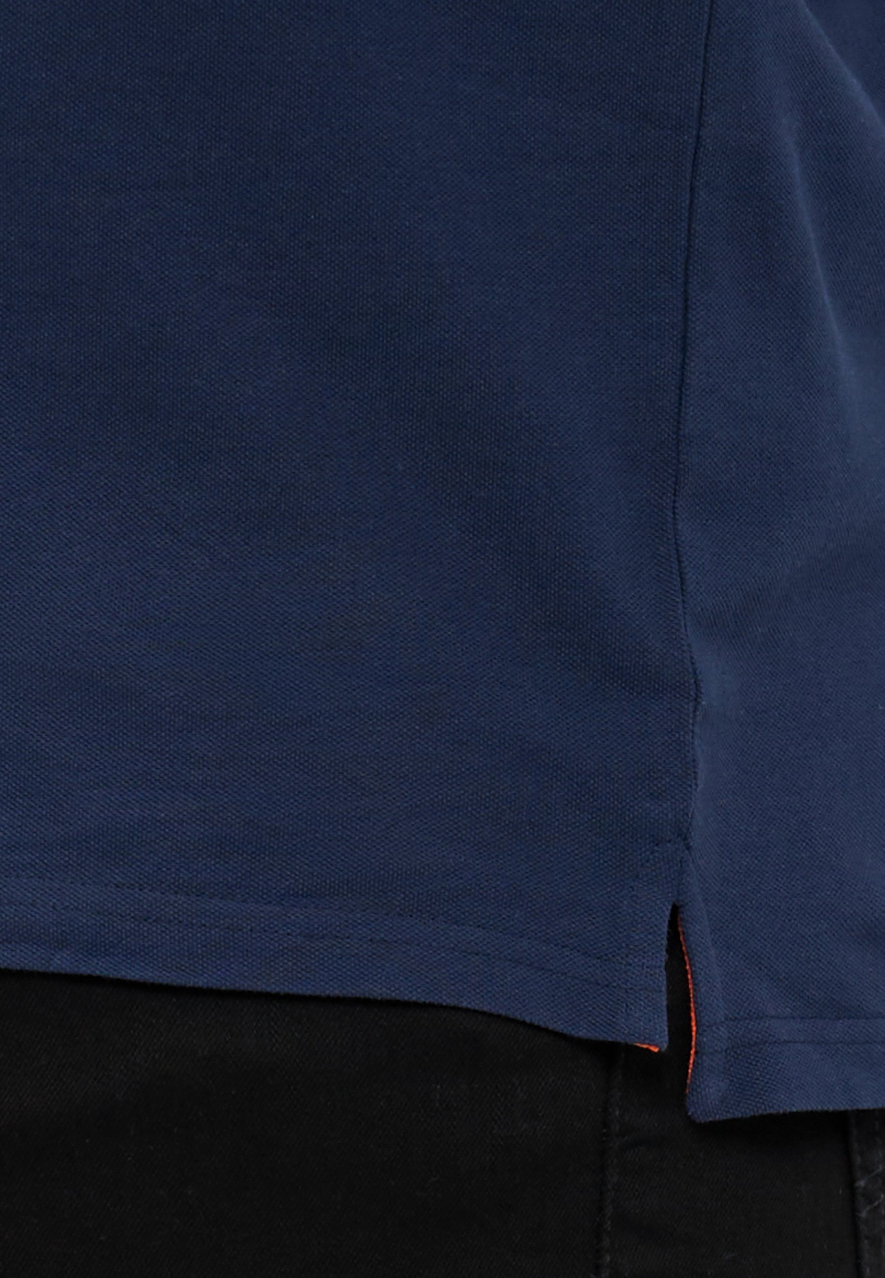 Pier One poloshirt - donkerblauw/oranje