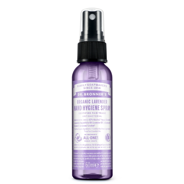 Dr. Bronner's Bio-Handdesinfektionsmittel mit Lavendel – 60 ml