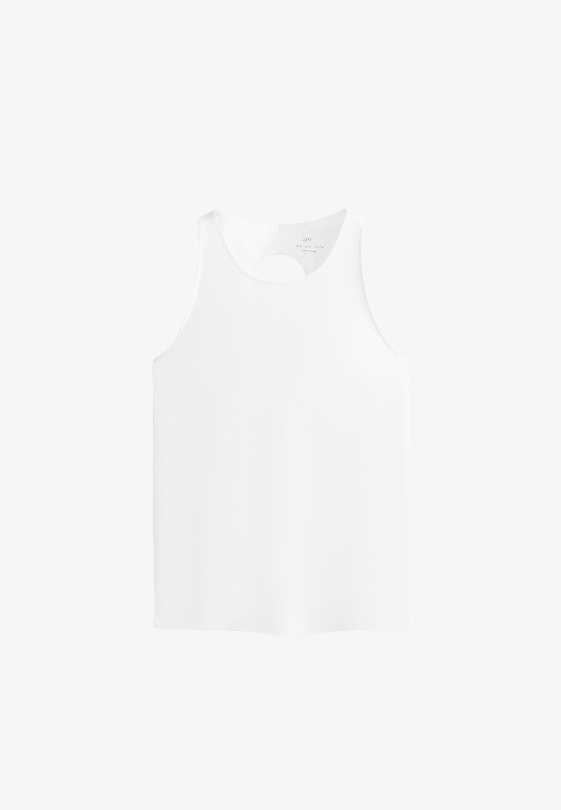 OYSHO CROSS-BACK COMFORTLUX - Parte superiore - bianca