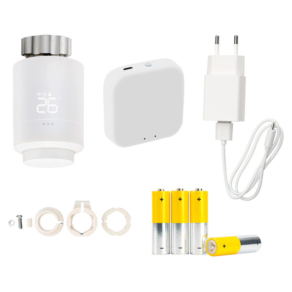Smart Zigbee-kontrollcentral och 2 radiatortermostater