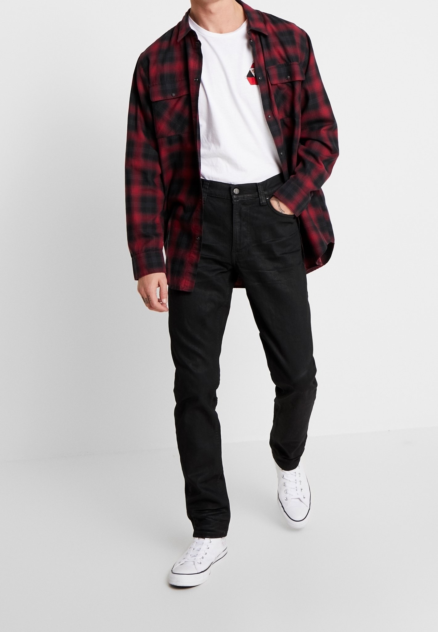Nudie Jeans Hemd - rot
