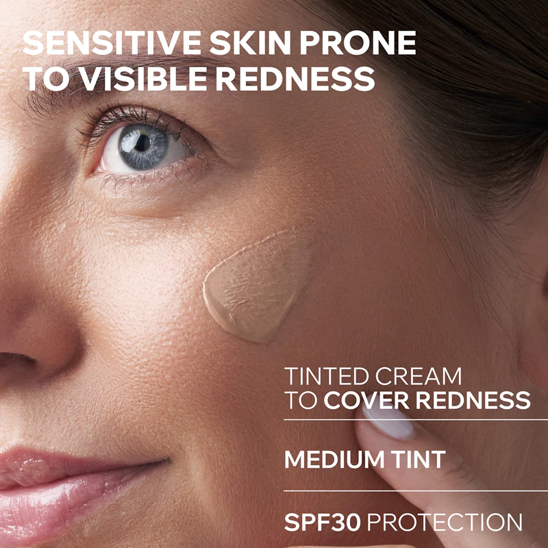 Uriage Roseliane CC Cream SPF 30 voor de gevoelige huid die gevoelig is voor verkleuringen.