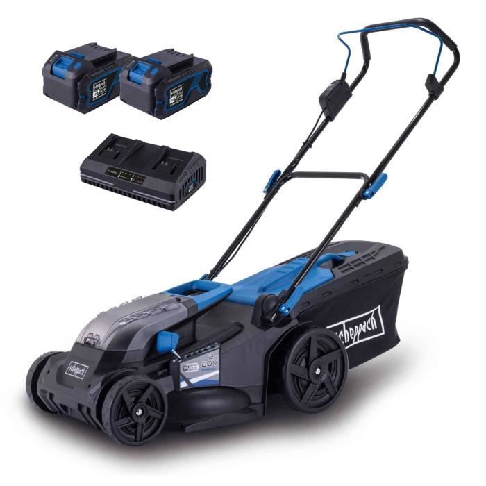 BC-MP430-X Draadloze Grasmaaier - XL2 SET - 43 cm maaibreedte - SCHEPPACH 20V IXES - inclusief accu en lader