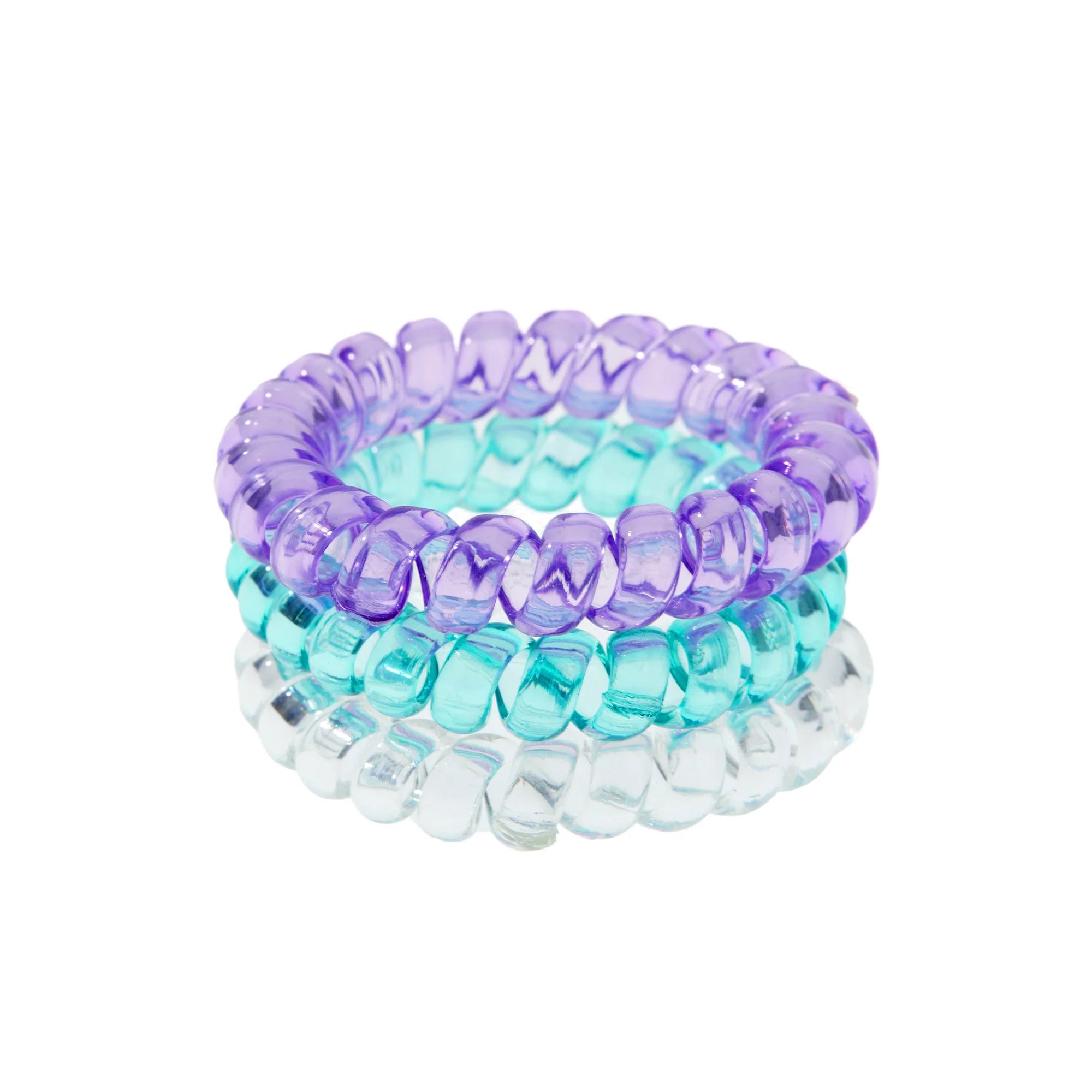 Pettini e accessori capelli Set Elastici Spirale - Fermagli ed Elastici
