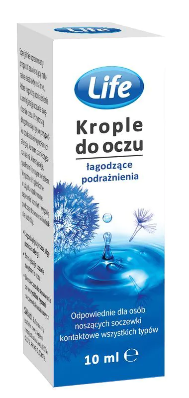 Life, Krople do oczu łagodzące podrażnienia