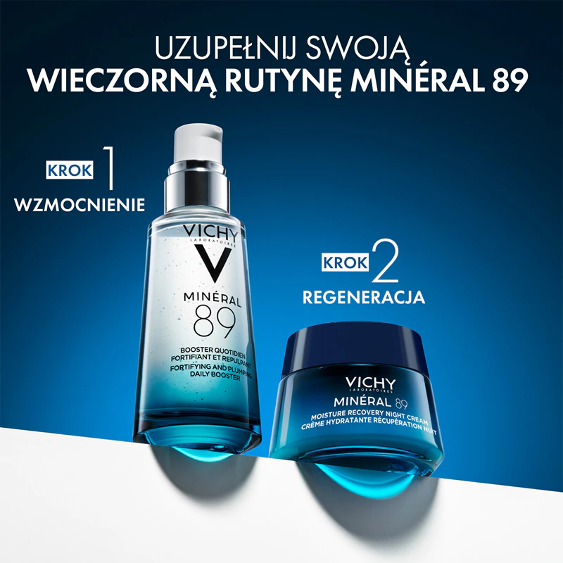 Vichy Minéral 89 hydratačný regeneračný nočný krém