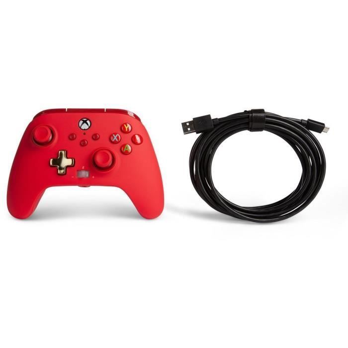 Controle com fio - Vermelho - Xbox Series X e S