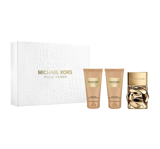 Michael Kors Pour Femme woda perfumowana spray 50 ml   żel pod prysznic 50 ml   balsam do ciała 50 ml