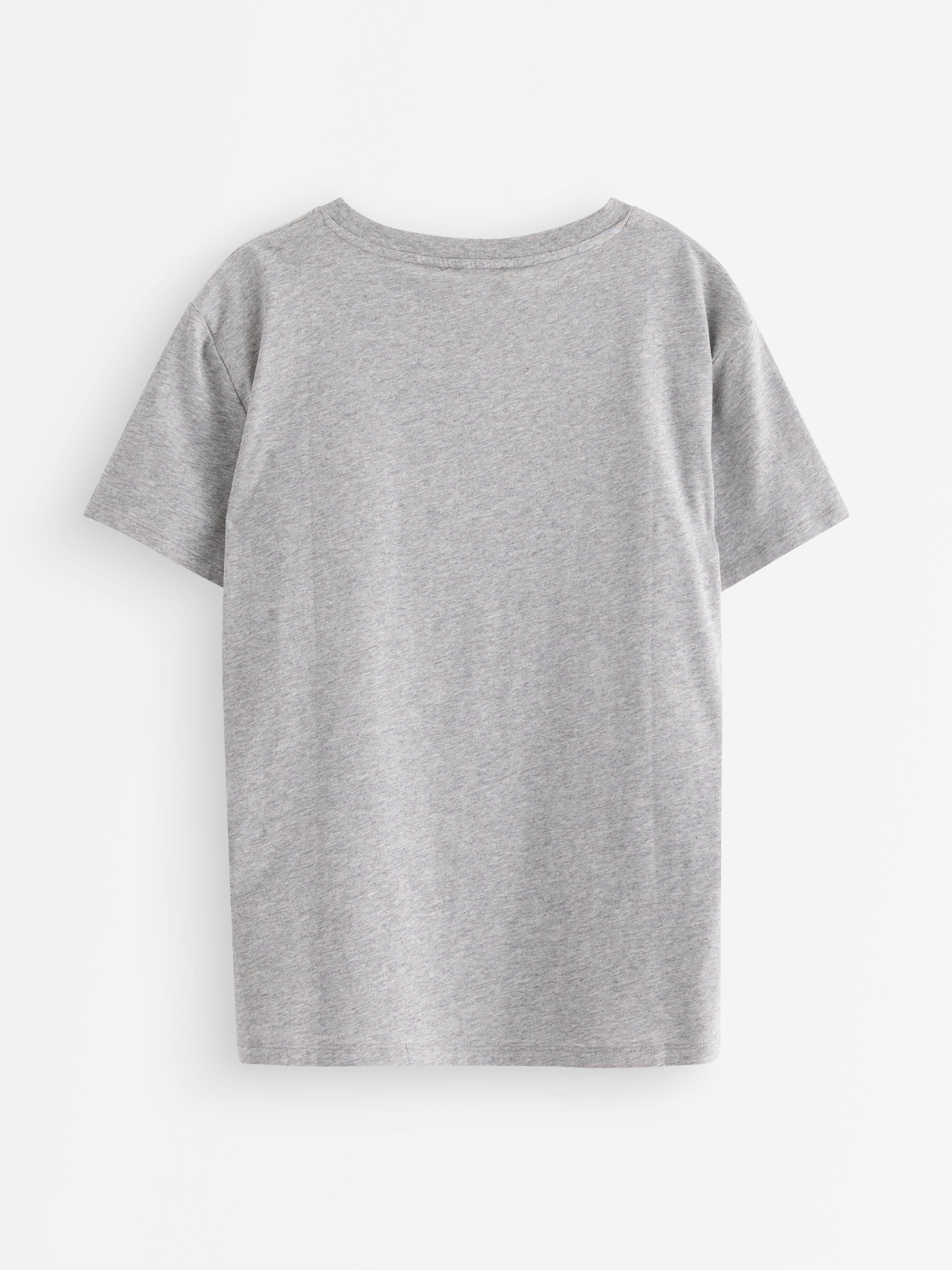Camiseta gris jaspeada