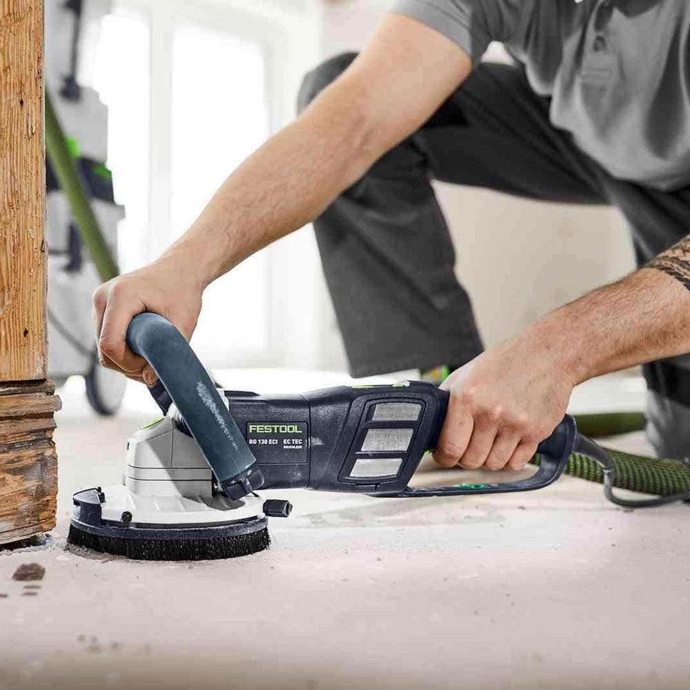 Esmerilhadeira de concreto sem escova FESTOOL RG ECI de 130 mm em Systainer 577049