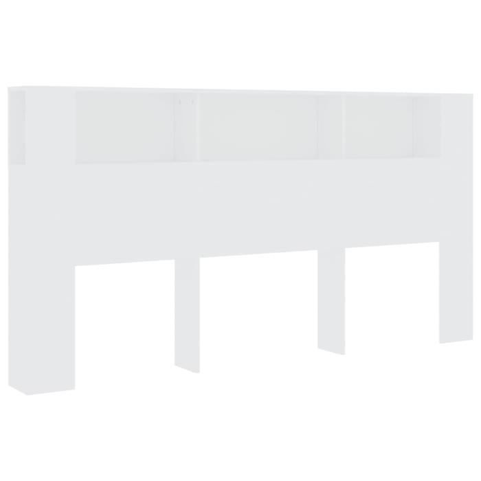 cabecero blanco vidaXL para armario 200x18,5x104,5 cm 811952