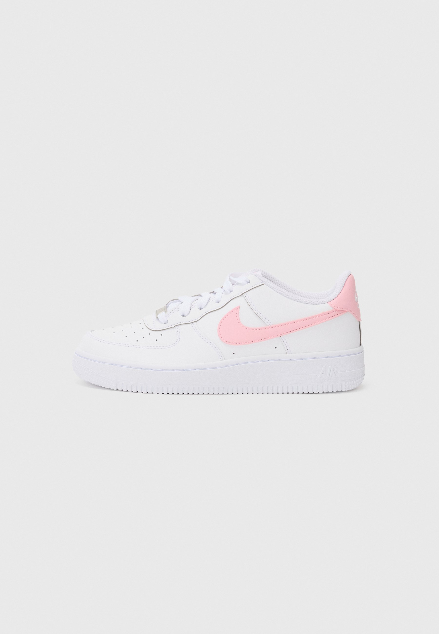 Nike Sportswear AIR FORCE 1 UNISEX - Sneakers - wit/middelroze