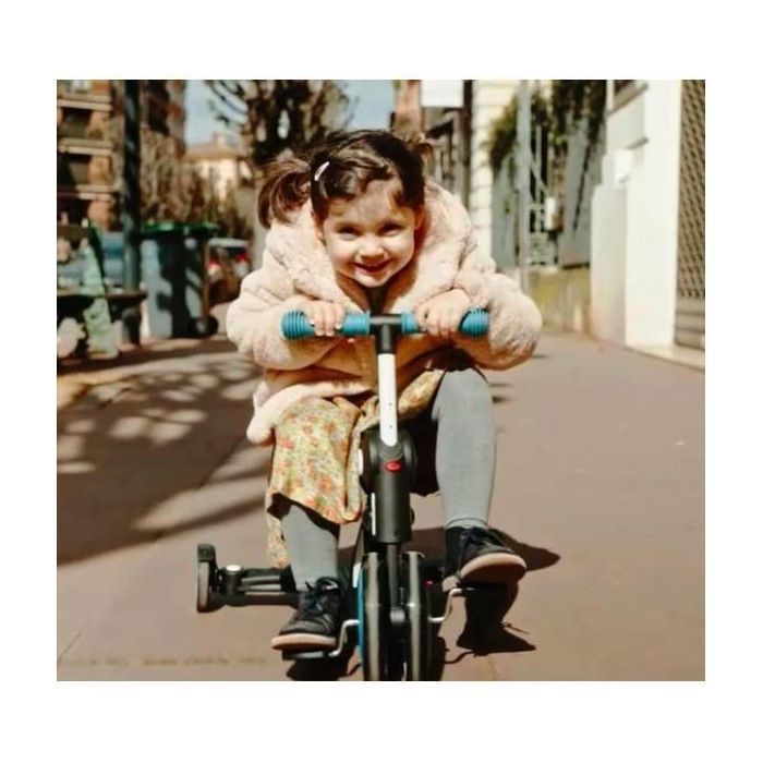 Looping SCOOTIZZ Draisienne Evolutive 5 en 1, Tricycle, Trottinette | Vert Amande