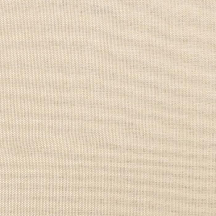 Base de cama con muelles - Color crema - 200x200 cm - Tejido resistente - Patas robustas - 2 plazas