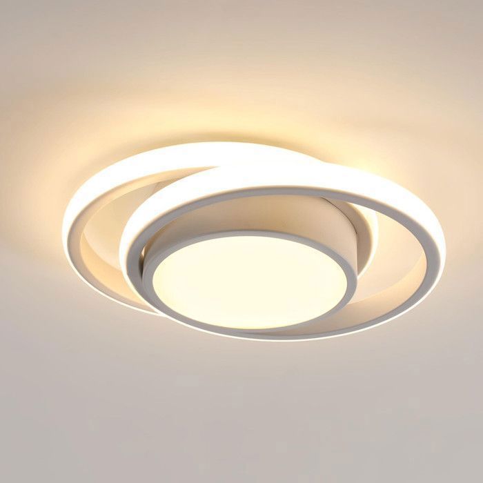 DELIPOP 32W LED-plafondlamp - Modern en strak design - 3000K warm licht - Ideaal voor slaapkamer, badkamer en keuken - Wit