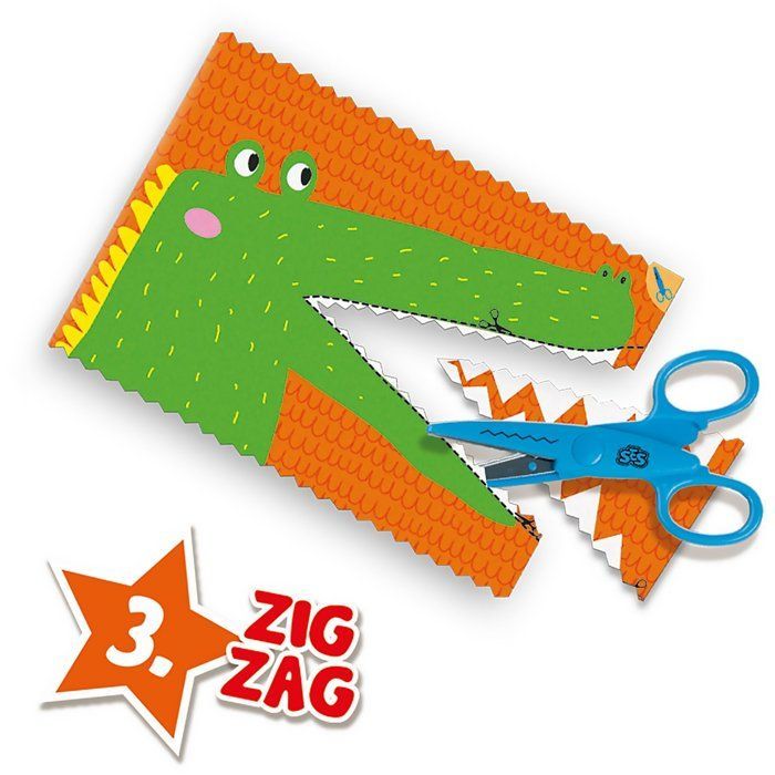 I'm learning to cut step by step - SES CREATIVE - Hobby 3 - 6 - Fine Motor Skills - 3 Scissors Safety + Leisure + Zigzag - Age: 3+