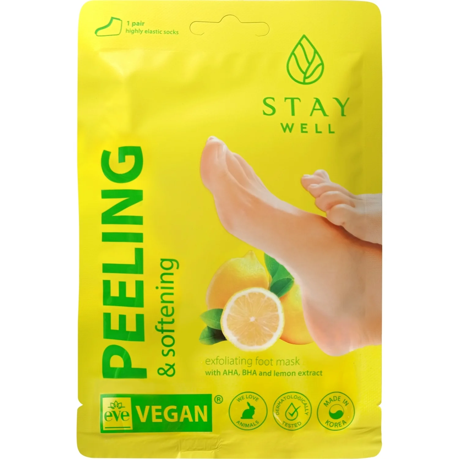 Mask Peeling & Softening Foot Mask LEMON - Trattamento Piedi