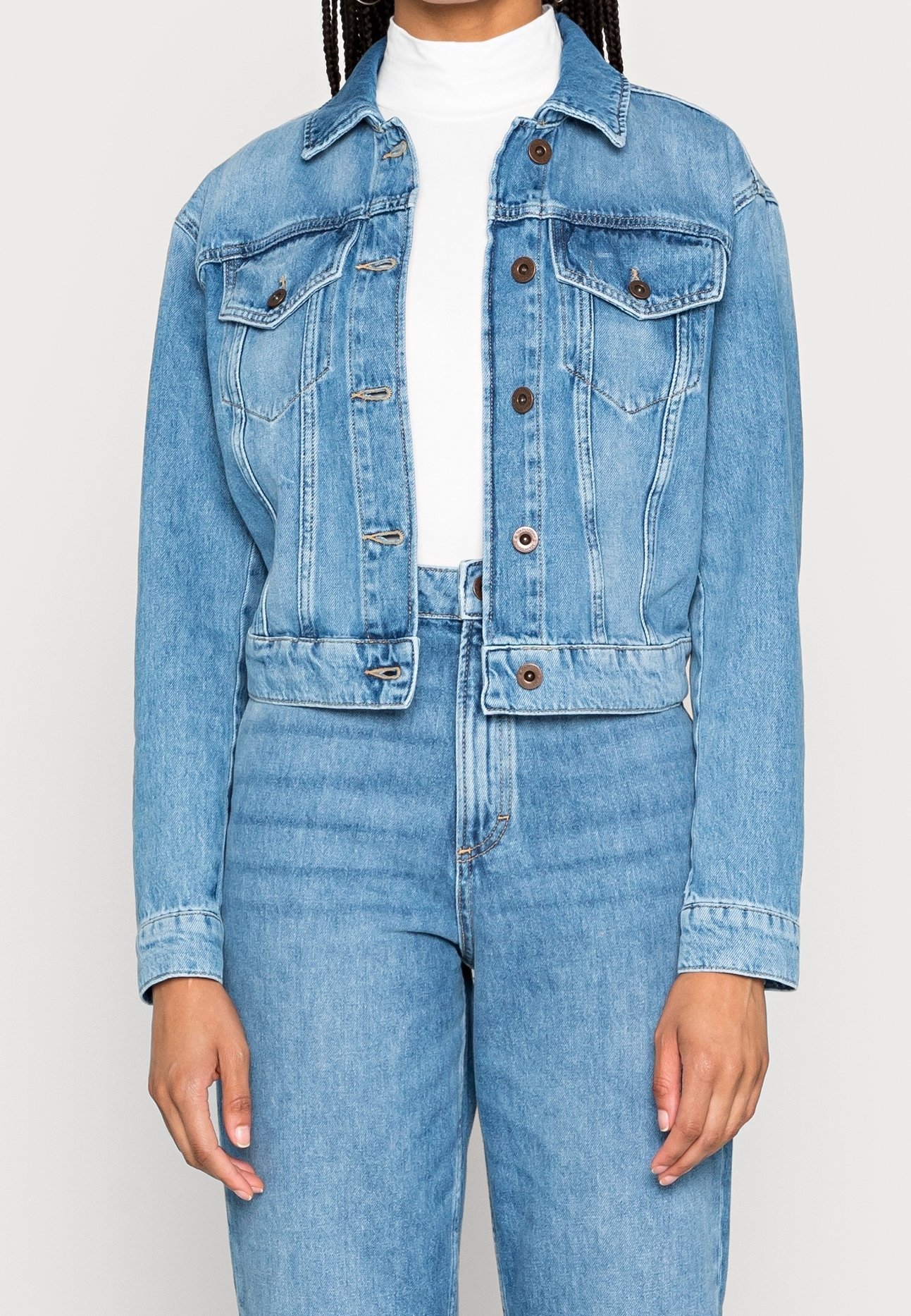 Geacă Marc O'Polo din denim - blue denim