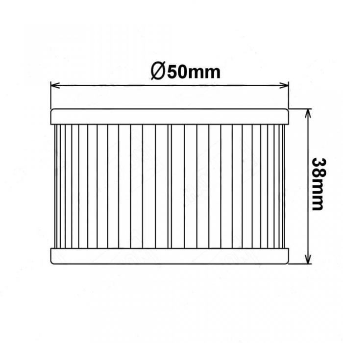 Filtro de aceite Sifam para motocicleta Honda 125 XL V Varadero (2001-2017) - Nuevo