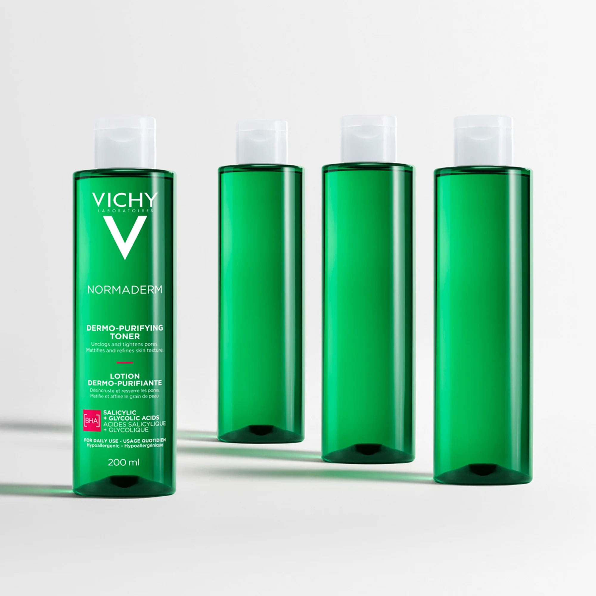 VICHY Vichy Normaderm tonic 200 ml, samentrekkend en reinigend.