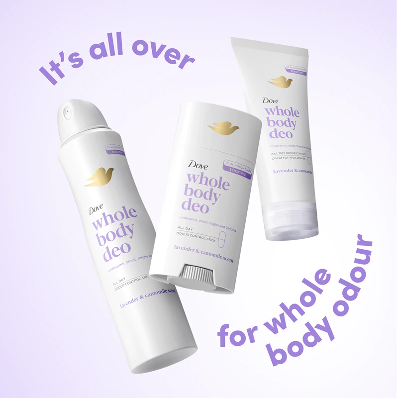 Creme Desodorante Corporal Dove Lavanda e Camomila