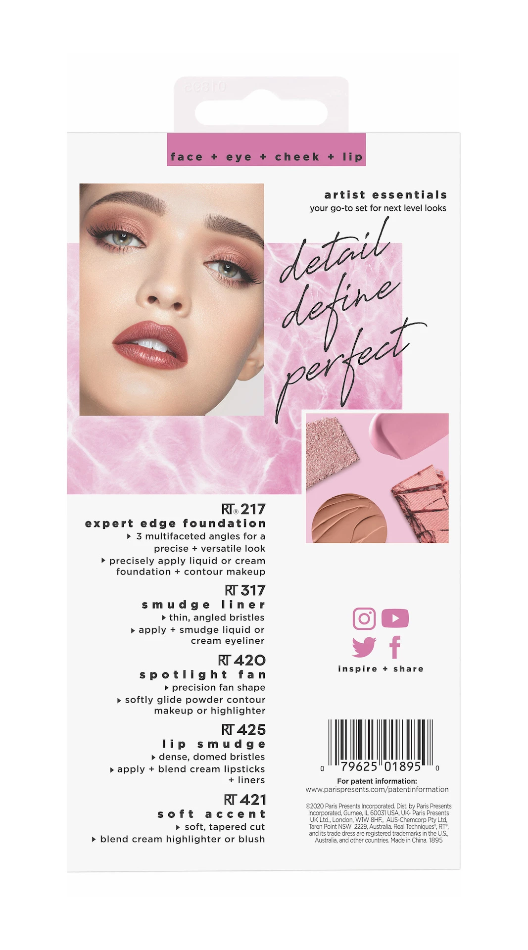 Kistovi za šminkanje Artist Essentials - Real Techniques