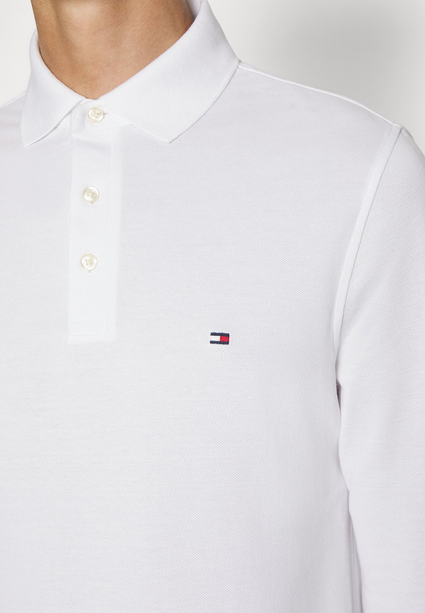 Tommy Hilfiger SLIM - Haut à manches longues - blanc