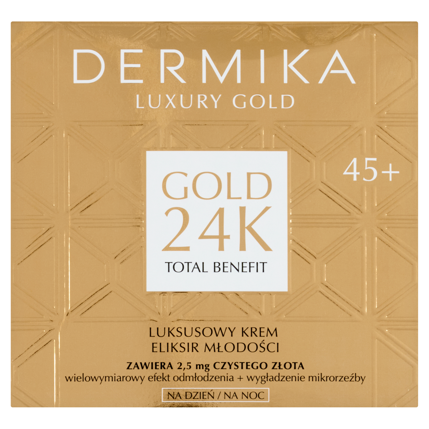 Dermika Gesichtscreme 45+ 50ml Gold 24k
