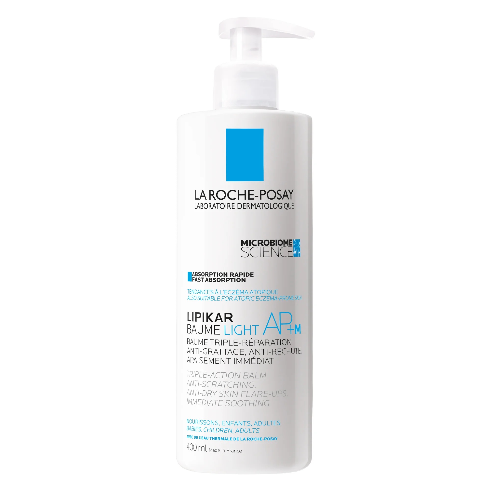 LA ROCHE-POSAY Lipikar Baume AP+M Light 400 ml met drievoudig effect