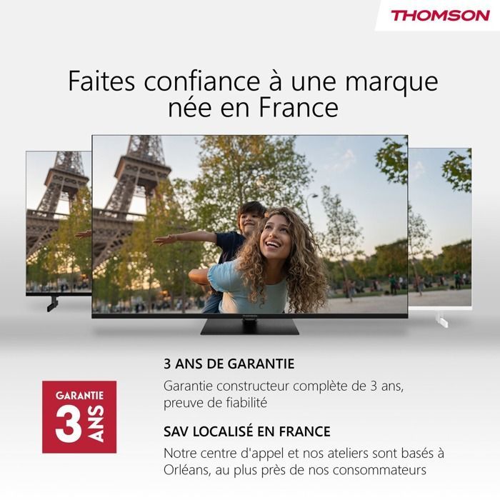 Passerelle multimédia Thomson 4K 270W Blanche avec assistant vocal integre