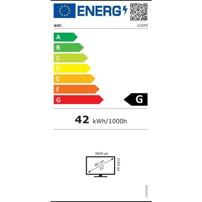 AOC U32P2 - Écran LED - 31.5
