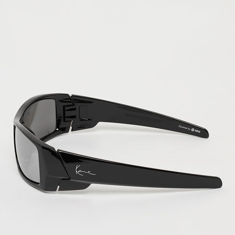 Runde Aviador-Sonnenbrille – schwarz