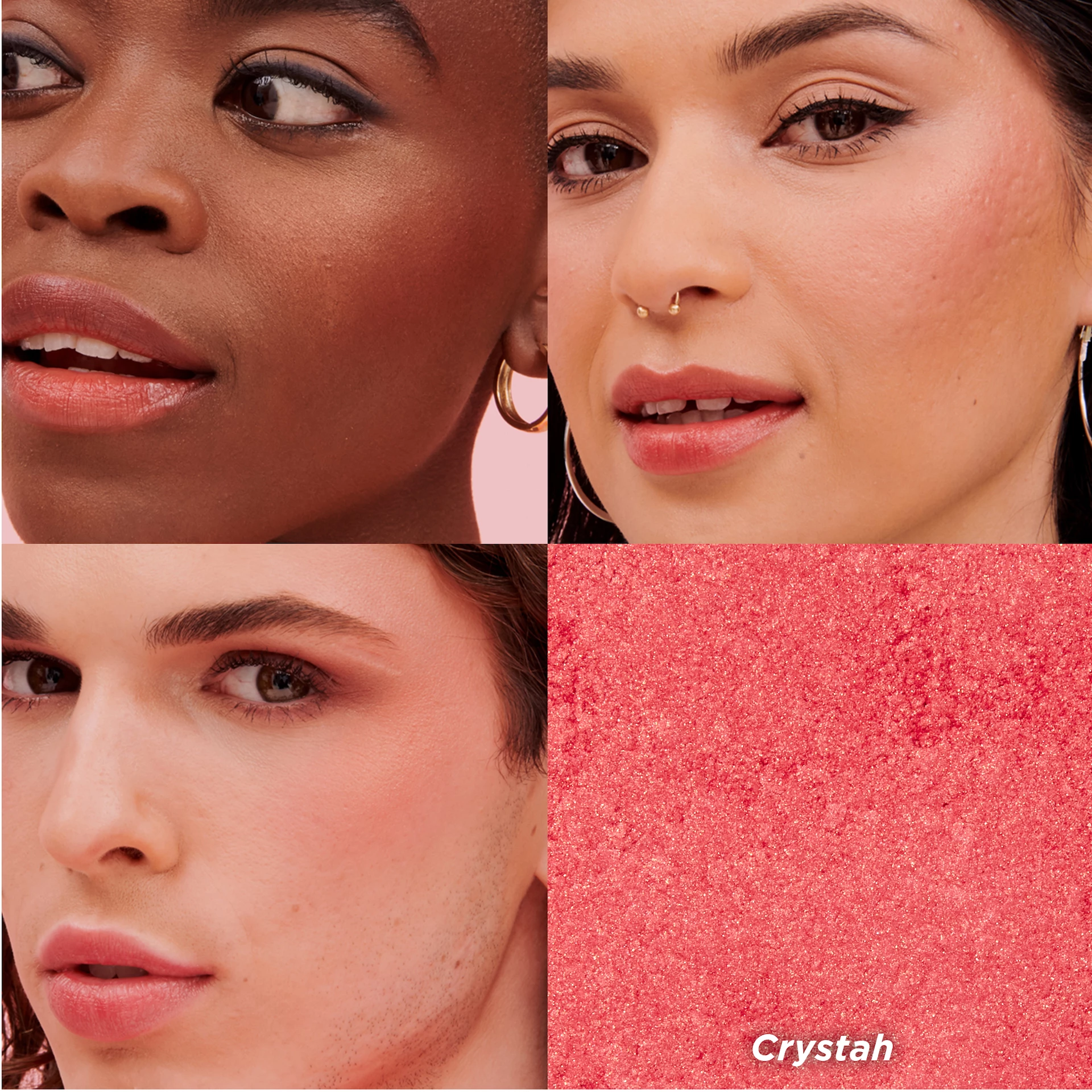 Crystah Mini Blush Roz Căpșuni - Benefit