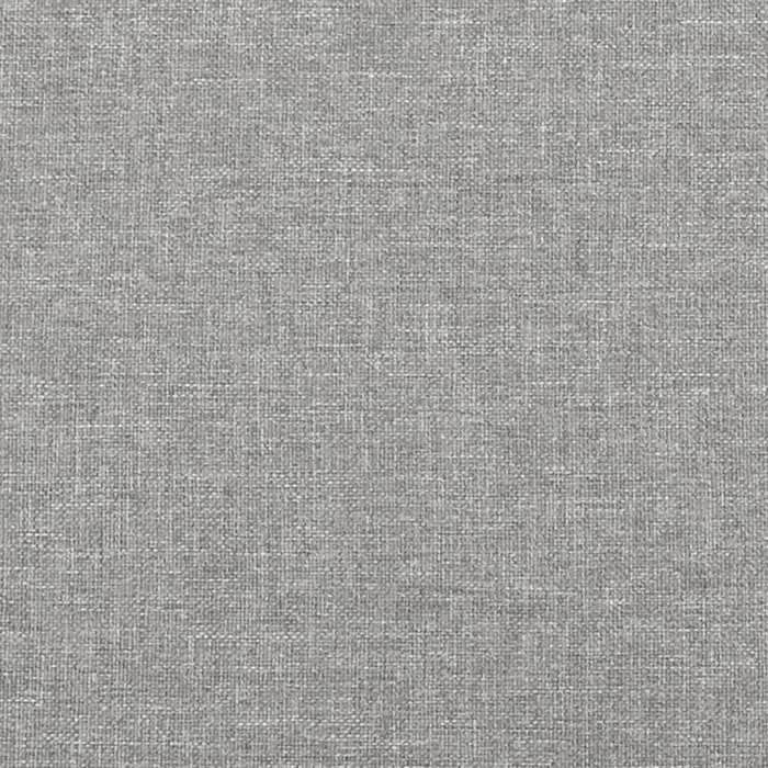 Headboard - vidaXL - Light Grey - 147x16x78/88 cm - Durable Fabric - Adjustable Height