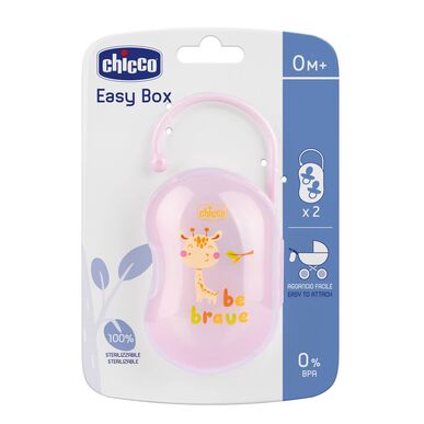 Chicco Pink tuplatutinpidike koukulla 1 kpl 1 kpl