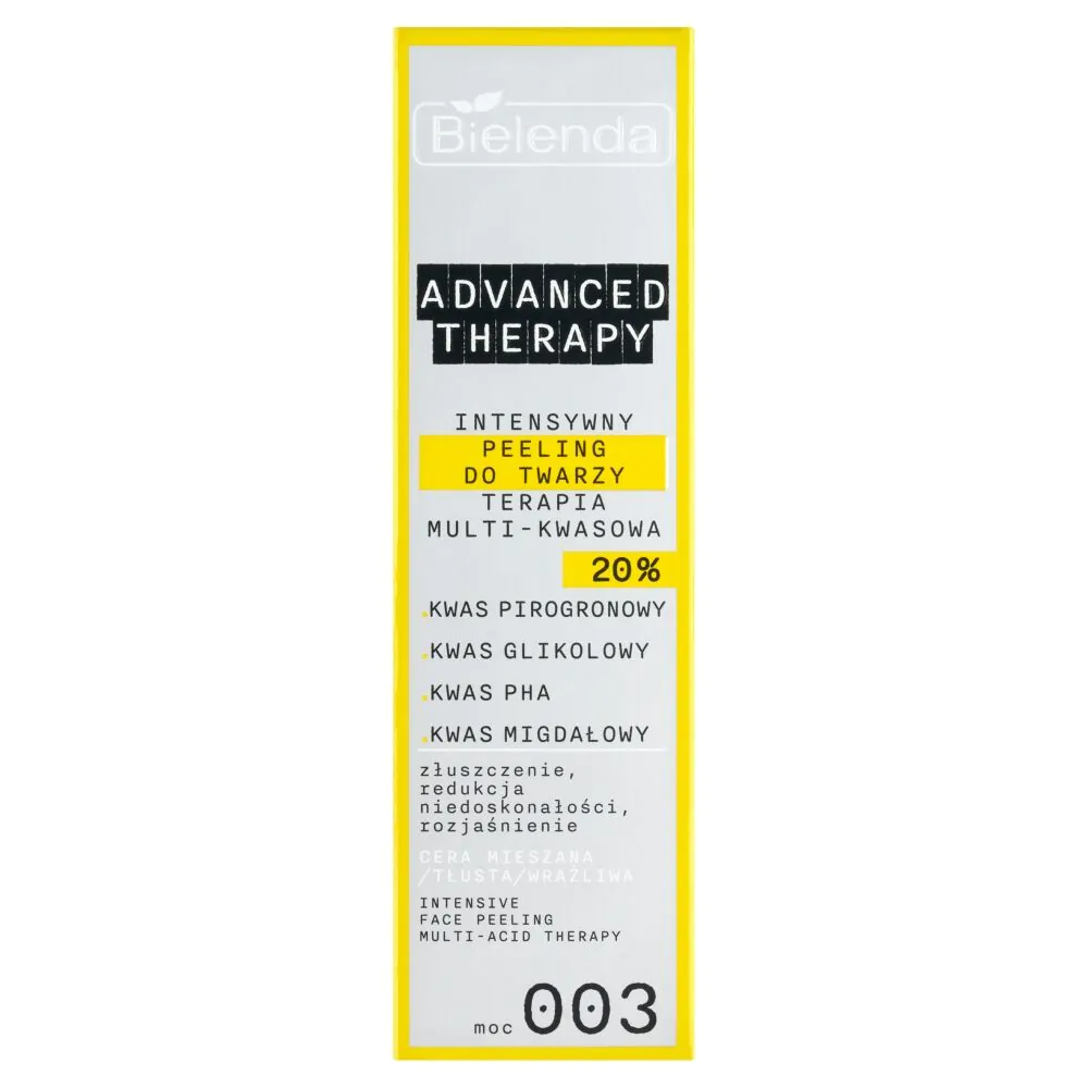 Bielenda Advanced Therapy Multi-kwasowy 20% Intensywny peeling do twarzy terapia003