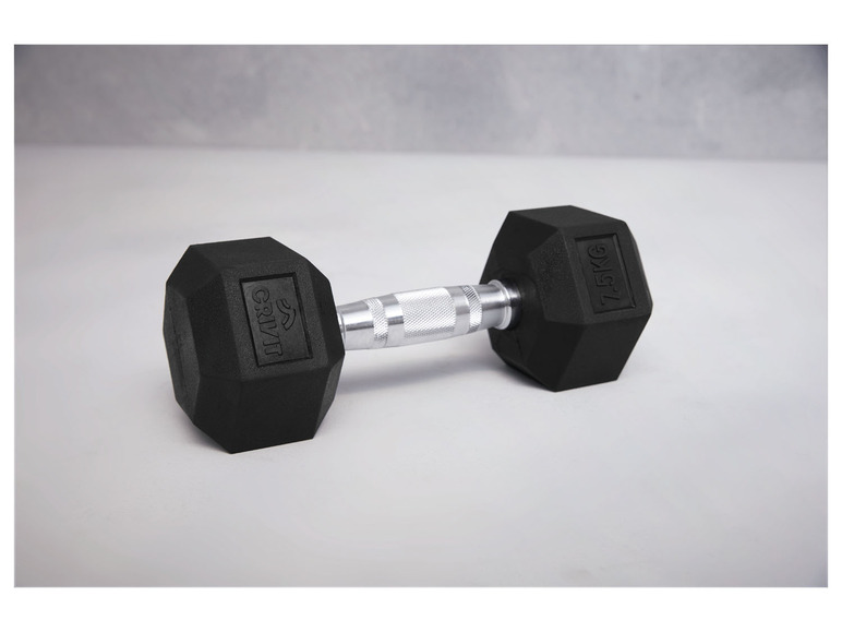 CRIVIT Hexagonhantel 7,5 kg