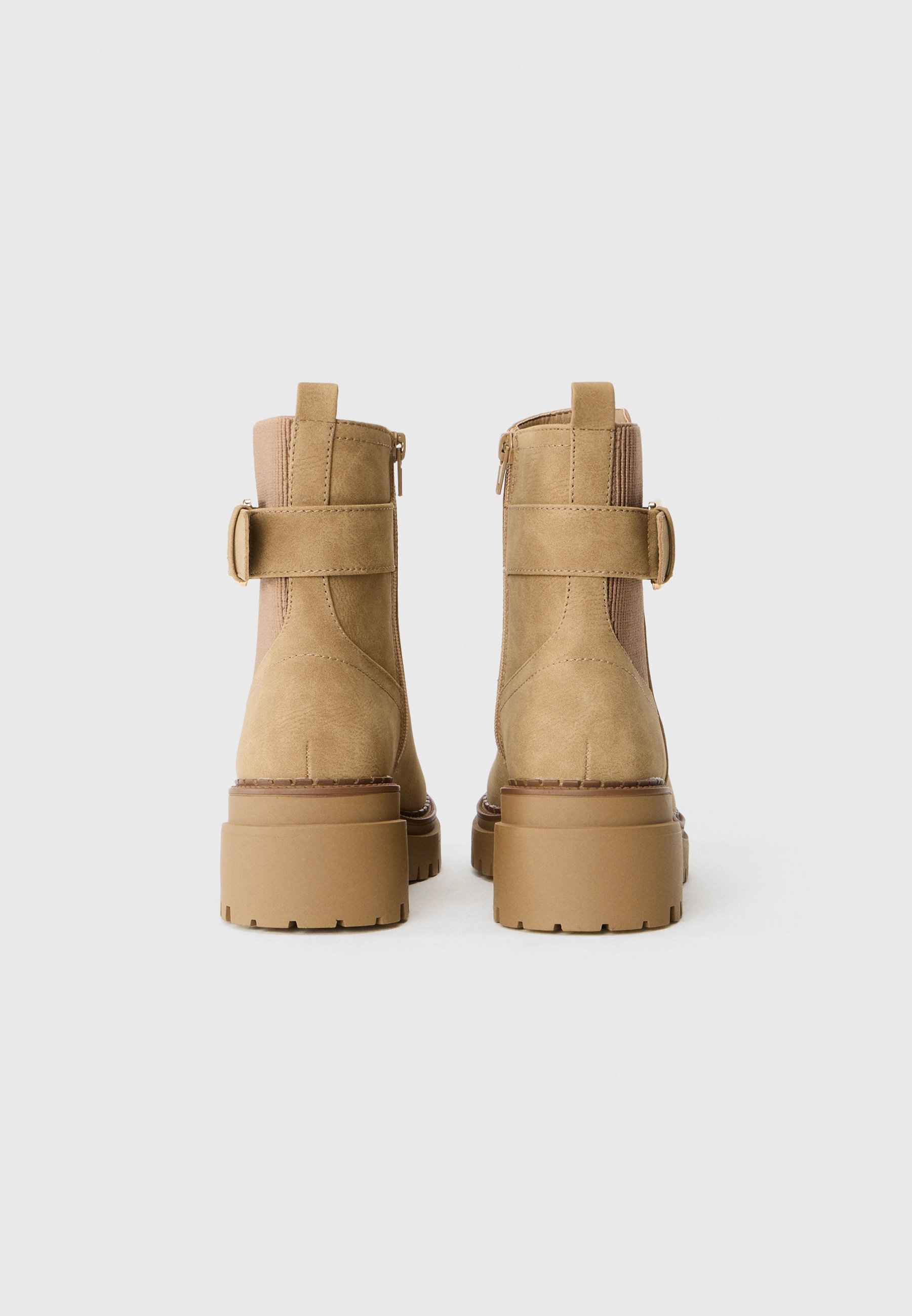 Botas de cano curto Anna Field Wide Fit Classic - bege