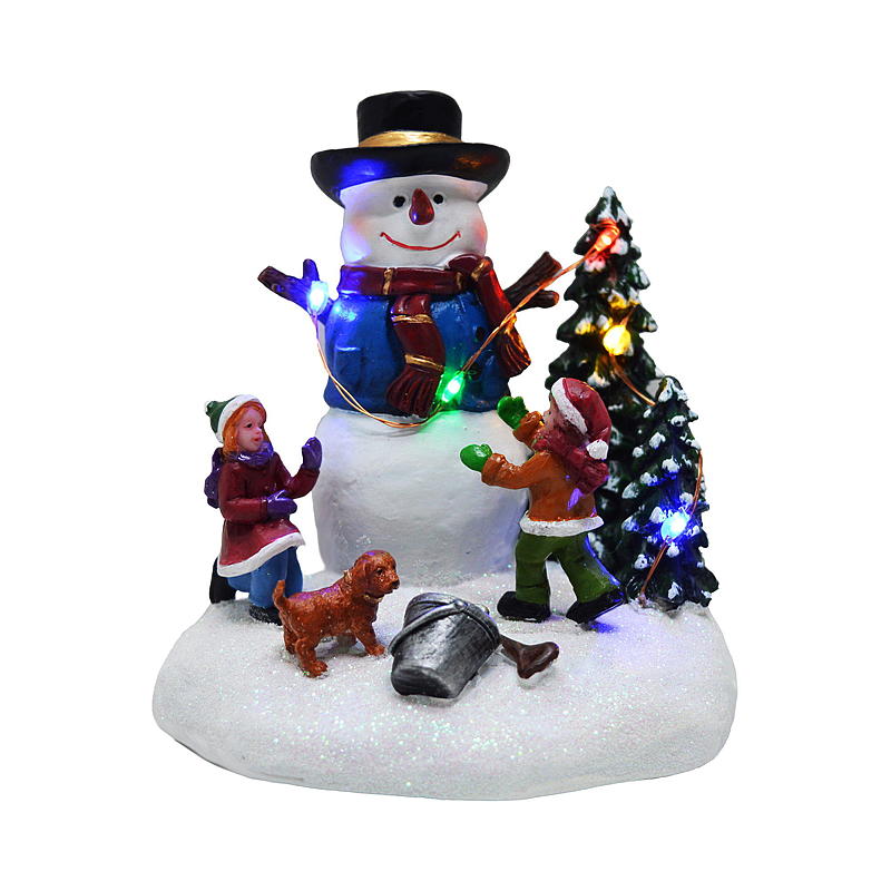 Figura del villaggio di Natale Light IT con luce