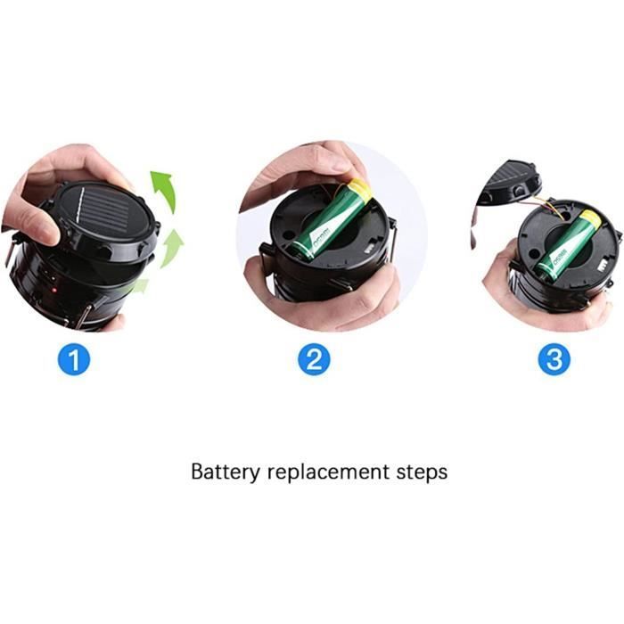 Lâmpada solar portátil para camping ao ar livre, luz de teto LED multifuncional recarregável via USB, lanterna adesiva, [318]