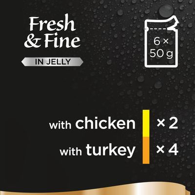 Sheba Fresh & Fine in Jelly Mini-Beutel 6 x 50 g