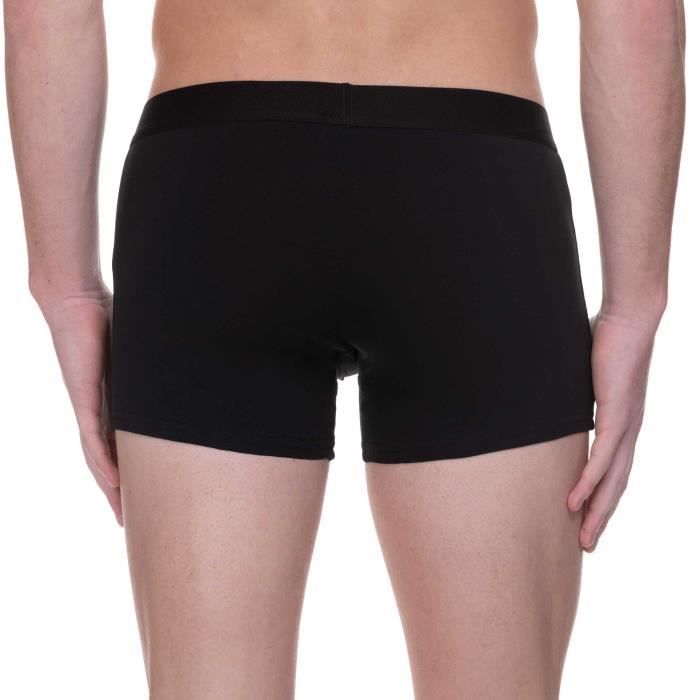 Boxer da uomo - BRUNO BANANI - Cotone Energy - Confezione da 3 - Nero