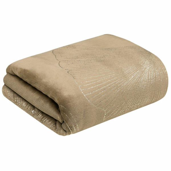 Ekskluzywny Koc Glamour GINKO1 150x200 Beżowy
