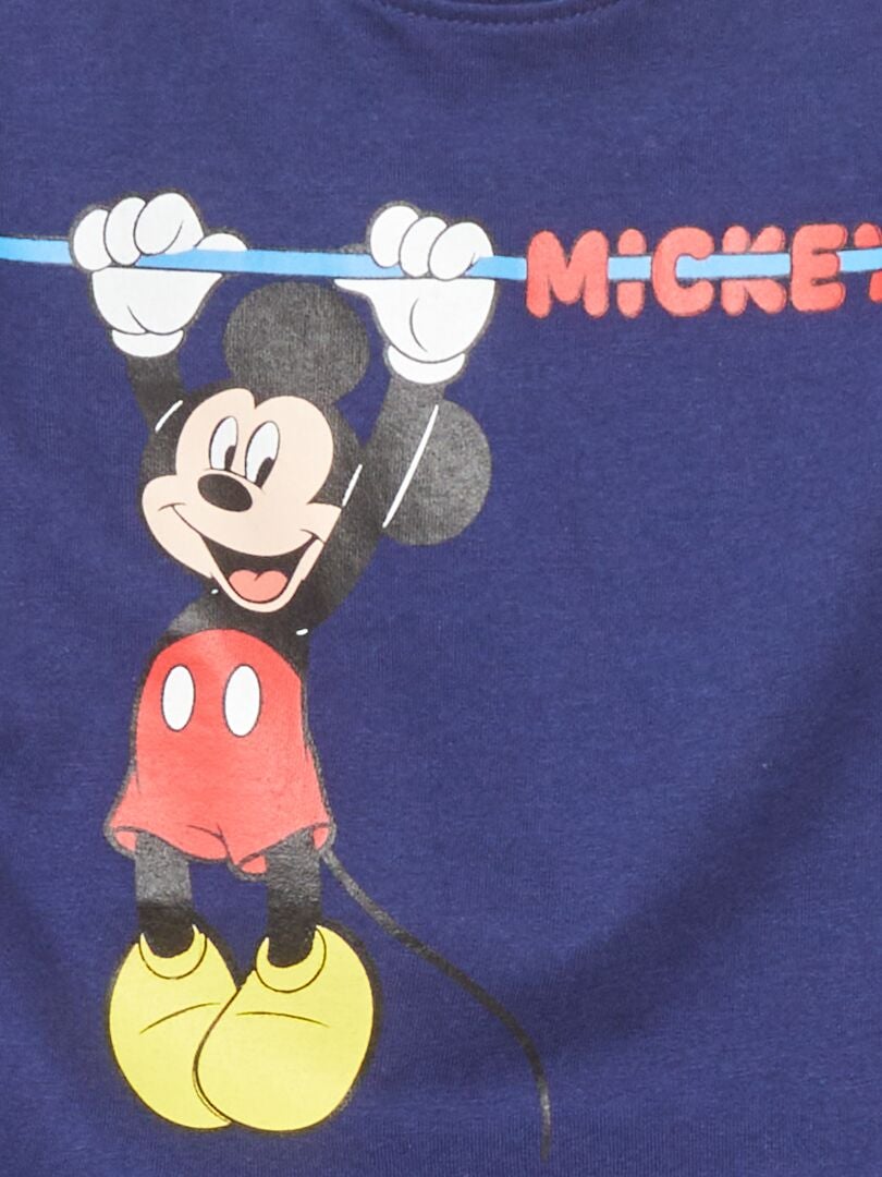 2-in-1 Mickey Mouse T-shirt - BLAUW