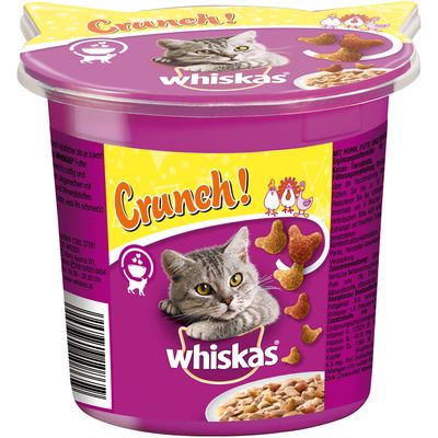 Whiskas Crunch s kuřecím, krůtím a kachním masem