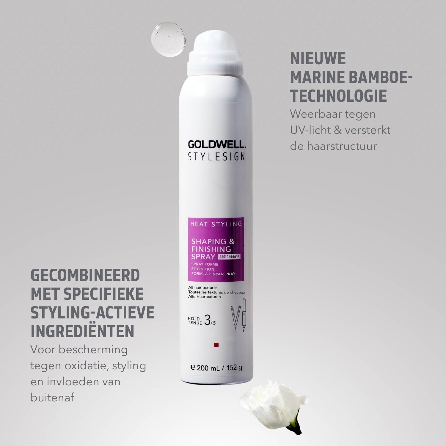 Goldwell sprej za zaštitu od toplote Stylesign sprej za stiliziranje i završnu obradu kose – 200 ml
