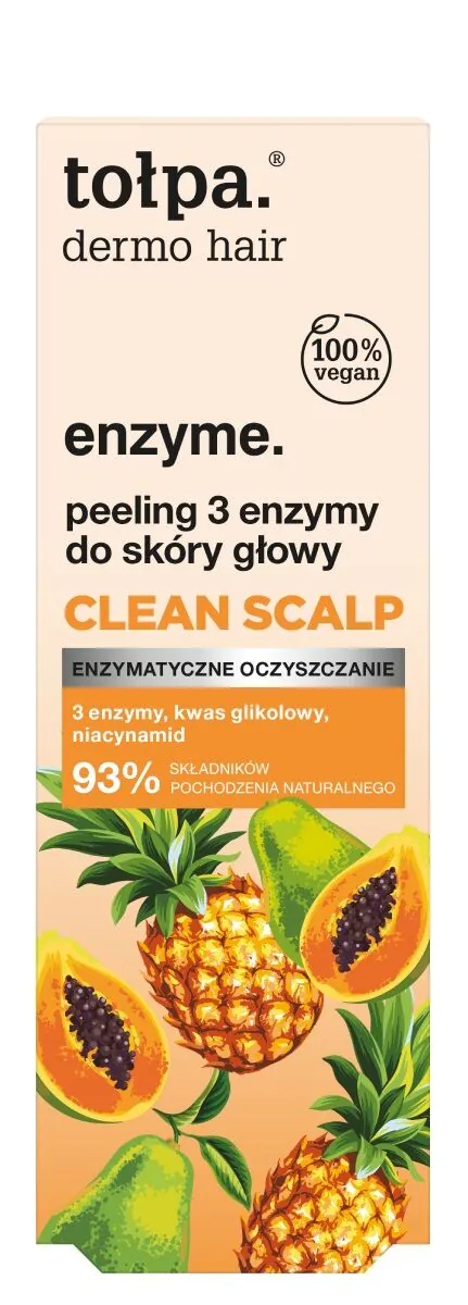 Tołpa Dermo Hair Enzyme Peeling do Skóry Głowy 3 Enzymy